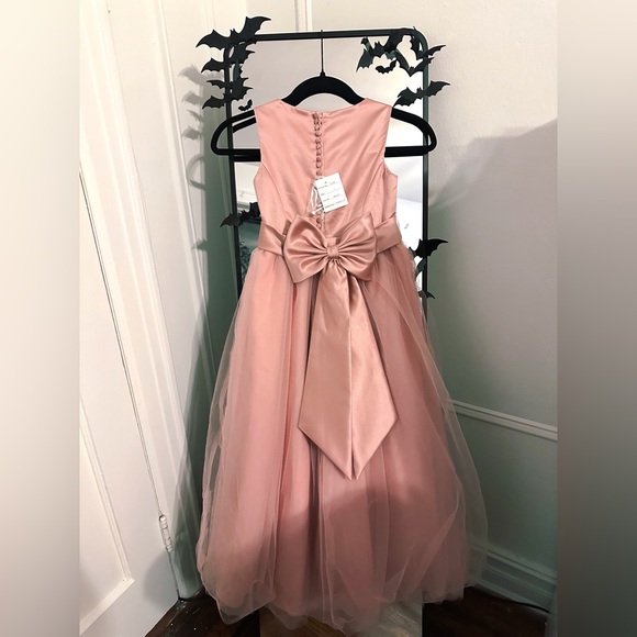 Ballet-Blush Fairytale Gown | David’s Bridal | Girls 7 (NWT) - Picture 4 of 5